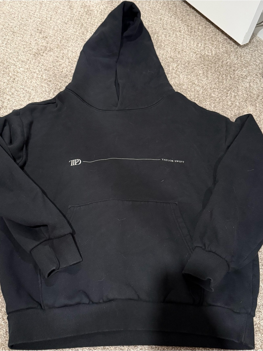 Taylor Swift Black TTPD hoodie